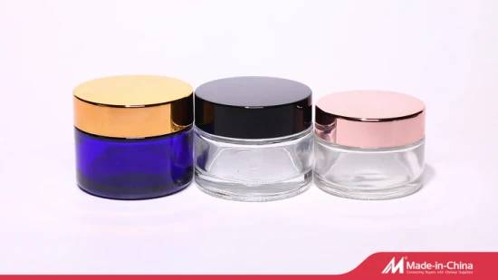 20% de desconto na embalagem de atacado frasco de vidro cosmético transparente 20g 30g 50g 100g para creme ou perfume