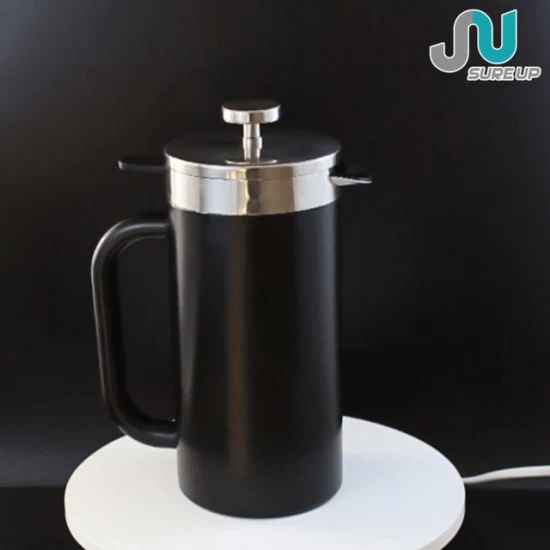 Jarro de café interno de vidro de cor personalizada novo design 2,0 L