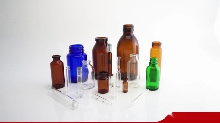 Frascos conta-gotas de vidro âmbar profundo usados ​​para encher óleos essenciais